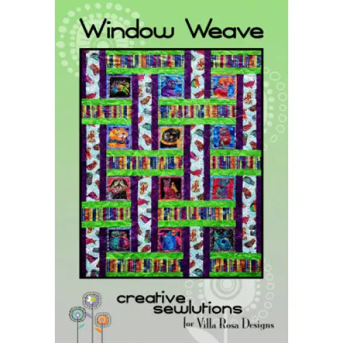 Villa Rosa Designs - Window Weave - Post Card Quilt Pattern