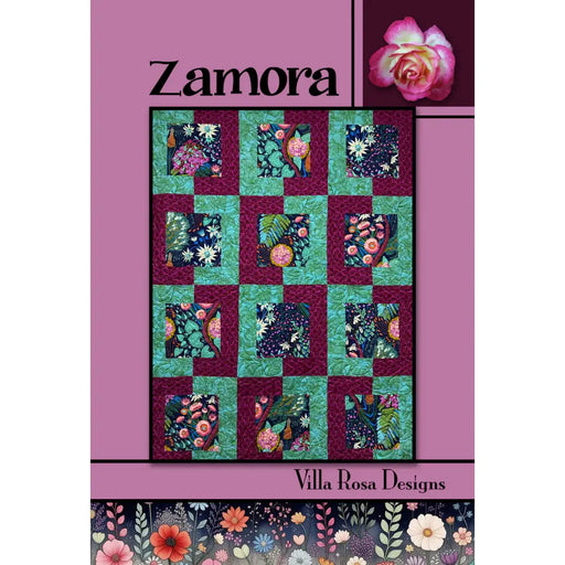 Villa Rosa Designs - Zamora - Post Card Quilt Pattern zamora