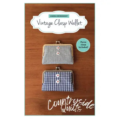 Vintage Clasp Wallet Kit with Rose Gold Clasp
