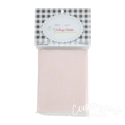 Vintage Cloth Barely Pink 14ct 18in x 21in