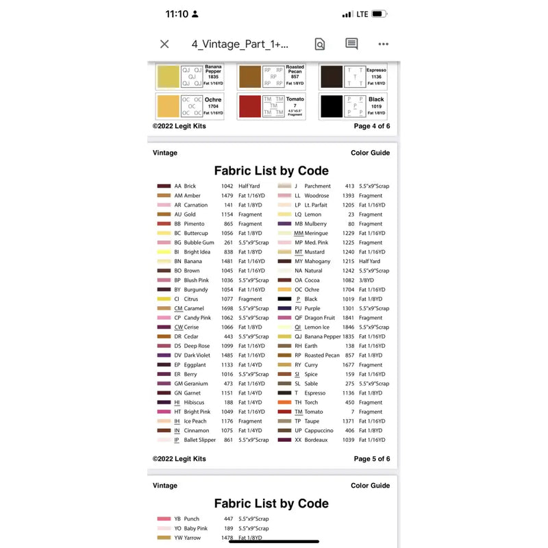 Vintage Pattern PT041