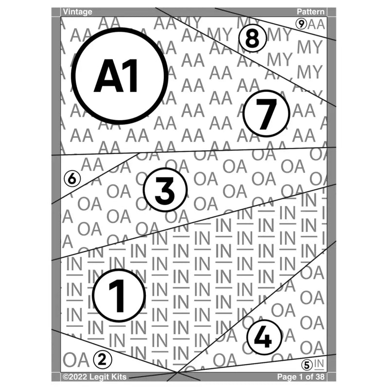 Vintage Pattern PT041