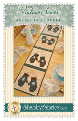 Vintage Series Table Runner - January