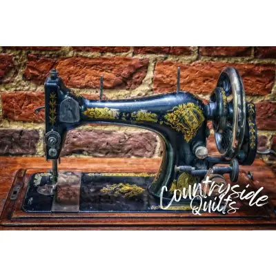 Vintage Singer Panel 24in x 16in