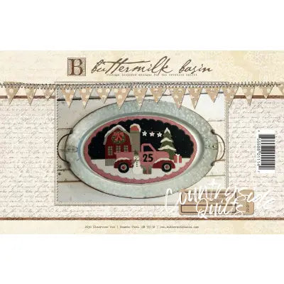 Vintage Truck Thru the Year December 12-1/2in x 22in