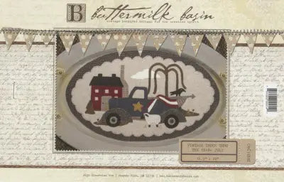 Vintage Truck Thru the Year July 12-1/2in x 22in