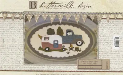 Vintage Truck Thru the Year June 12-1/2in x 22in