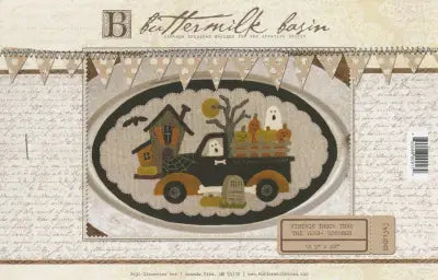 Vintage Truck Thru the Year October 12-1/2in x 22in