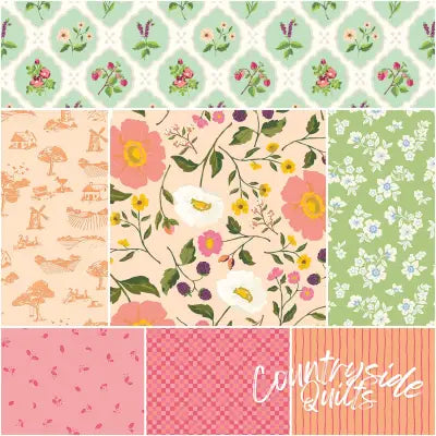 Virginia Rose 1 Yard Bundle Shell, 7pcs