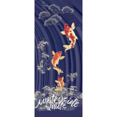 Wagara Panel Splashing Spirits Navy