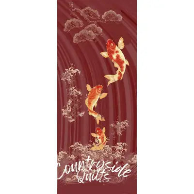 Wagara Panel Splashing Spirits Red