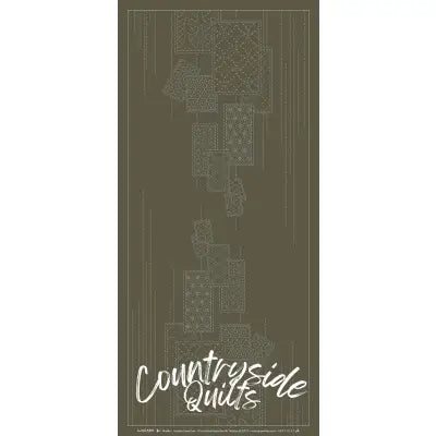 Wagara Sashiko Panel Part 10 Shuffle Slate