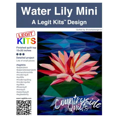 Water Lily Mini Quilt Kit