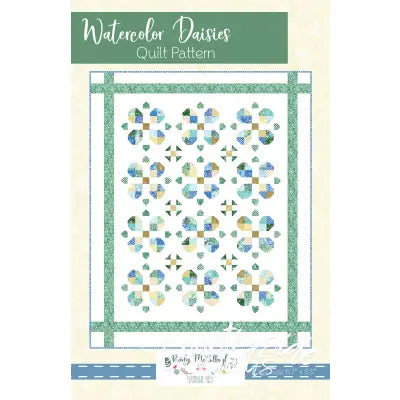 Watercolor Daisies Quilt Pattern