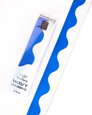 Wavy Webbing Cobalt 1-1/2in x 3yds