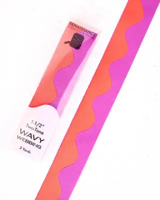 Wavy Webbing Grape Slushy 1-1/2in x 3yds