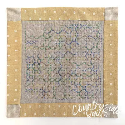 Weaving Sashiko Hydrangea Greige