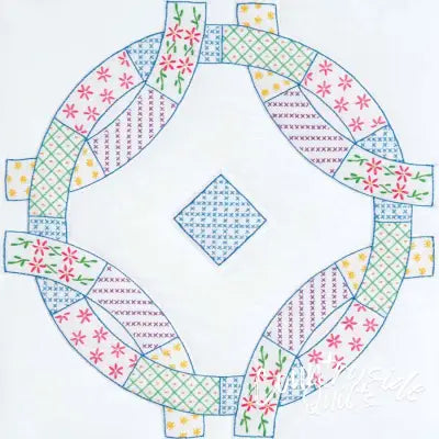 Wedding Rings Quilt Block Set