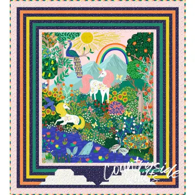 Wendy Sheppard Rainbow Forest 55in x 61in Quilt Top