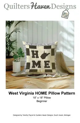 West Virginia HOME Pillow Pattern