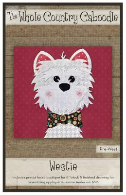 Westie Precut Fused Applique Pack