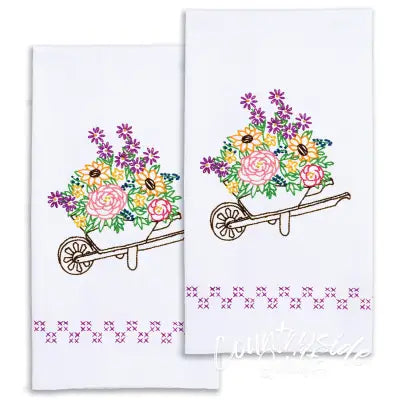 Wheelbarrow Decorative Hand Towels