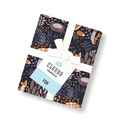 Whimsical Forest Floor FQB organic cotton
