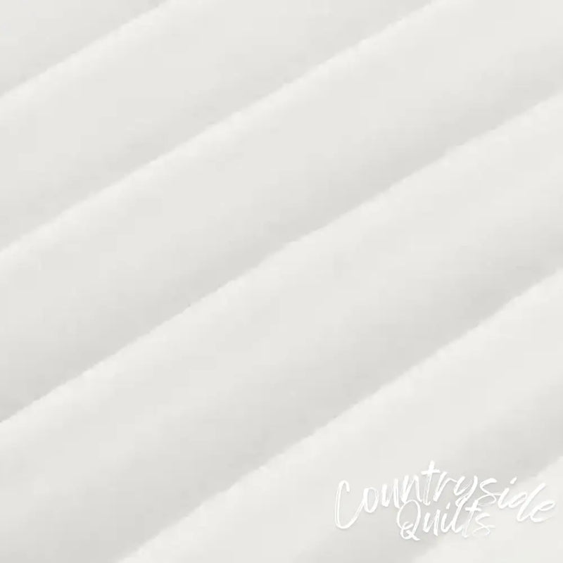 White Cuddle 3 Extra Wide Solid Fabric per yard
