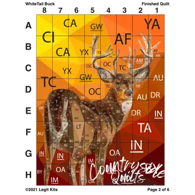 White Tail Buck Pattern