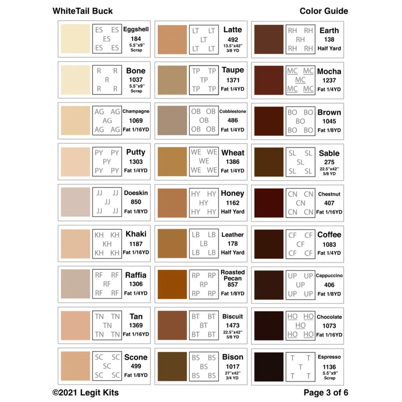 White Tail Buck Quilt Kit QK021