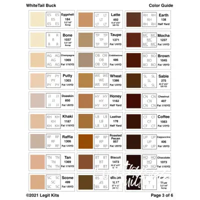 White Tail Buck Quilt Kit