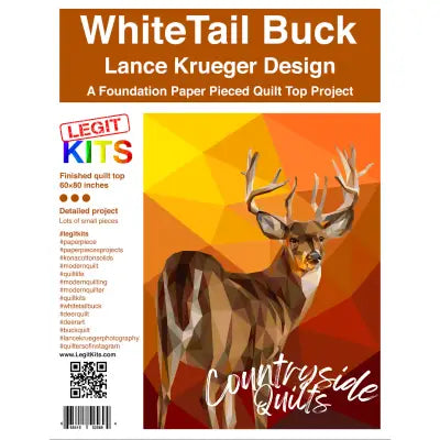 White Tail Buck Quilt Kit