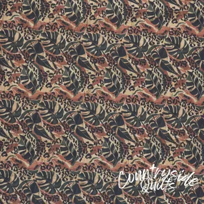 Wild Palms Cork 1/2 yard