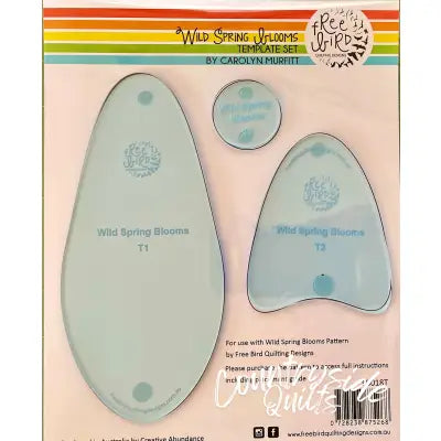 Wild Spring Blooms Template Set