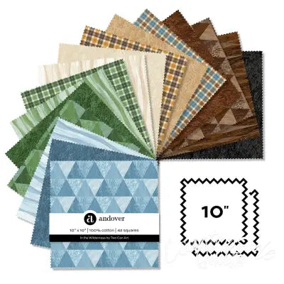 In the Wilderness 10 Inch Square 42 Cuts Each