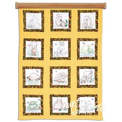Wilderness Animals 9in  Theme Quilt Blocks