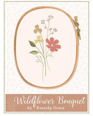 Wildflower Bouquet Embroidery Pattern