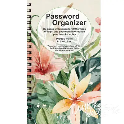 Wildflowers Password Book