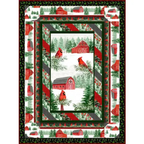 Wilmington Prints - Country Cardinals Quilt Kit 555775555