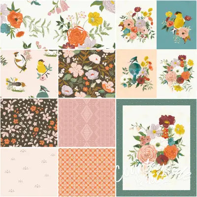 Winged Medley 1 Yard Bundle Cloud, 9 Pcs.