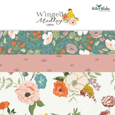 Winged Medley Fat Quarter Bundle, 21 Pcs.