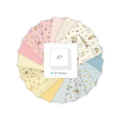 Winnie-the-Pooh Baby 10in Squares, 42pcs/bundle
