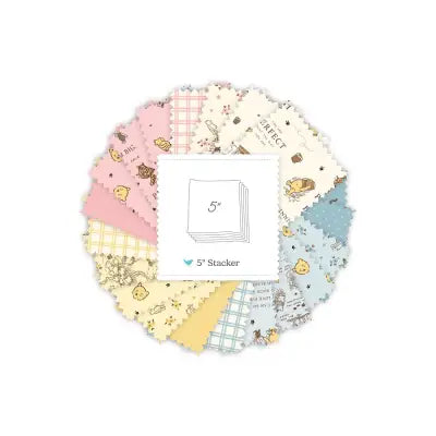 Winnie-the-Pooh Baby 5in Squares, 42pcs/bundle