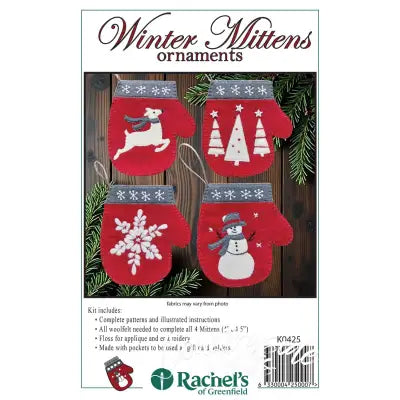 Winter Mittens Ornaments Kit