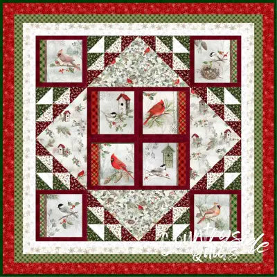 Winter Song Quilt Top Panel