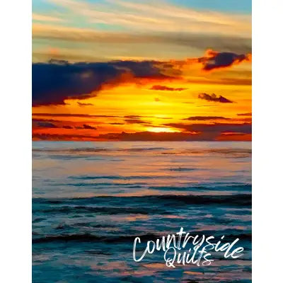 Winter Sunset Panel 24in x 30in