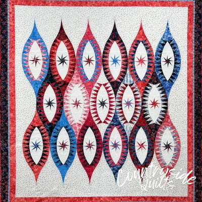 Winter Whisper Quilt Kit Jacqueline de Jonge Batik Cotton
