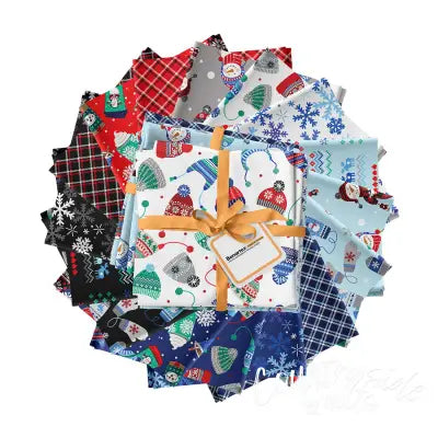Winter Wonders 16pc Fat Quarter Flannel