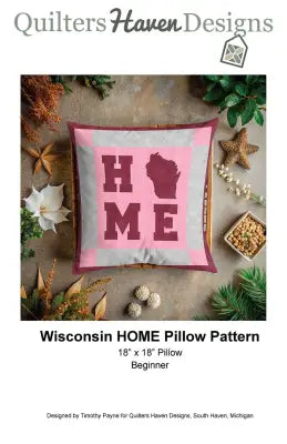 Wisconsin HOME Pillow Pattern