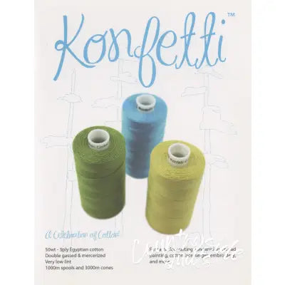 WonderFil Real Thread Konfetti Color Card